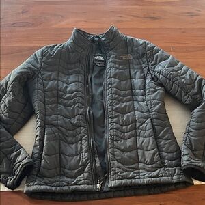 The North Face Dark Gray Quilted Jacket